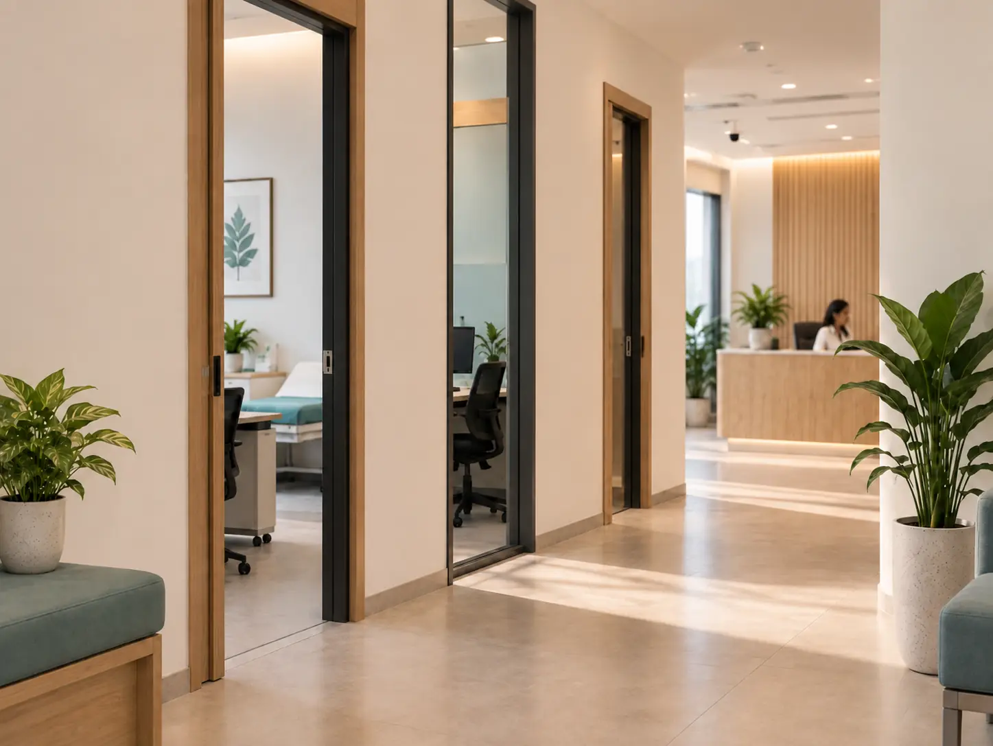 HuClinic role-based access settings for clinic staff